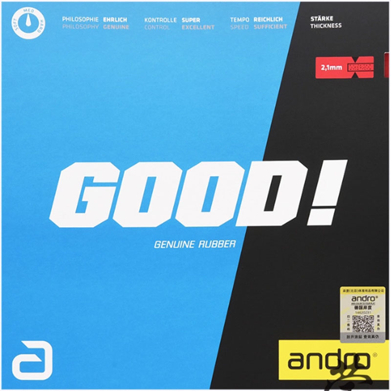 Table Tennis Rubber - Borracha de Tênis de Mesa Andro