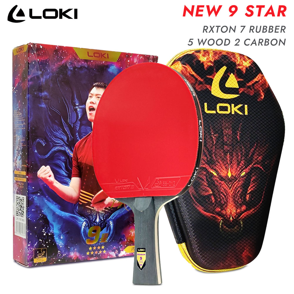 Table Tennis Zhang Jike - Loki 9 estrelas raquete de tênis