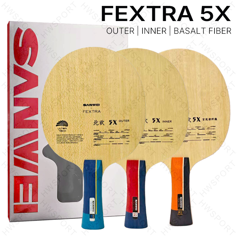 Xiom Blade Table Tennis - SANWEI FEXTRA 5X Lâmina de tênis