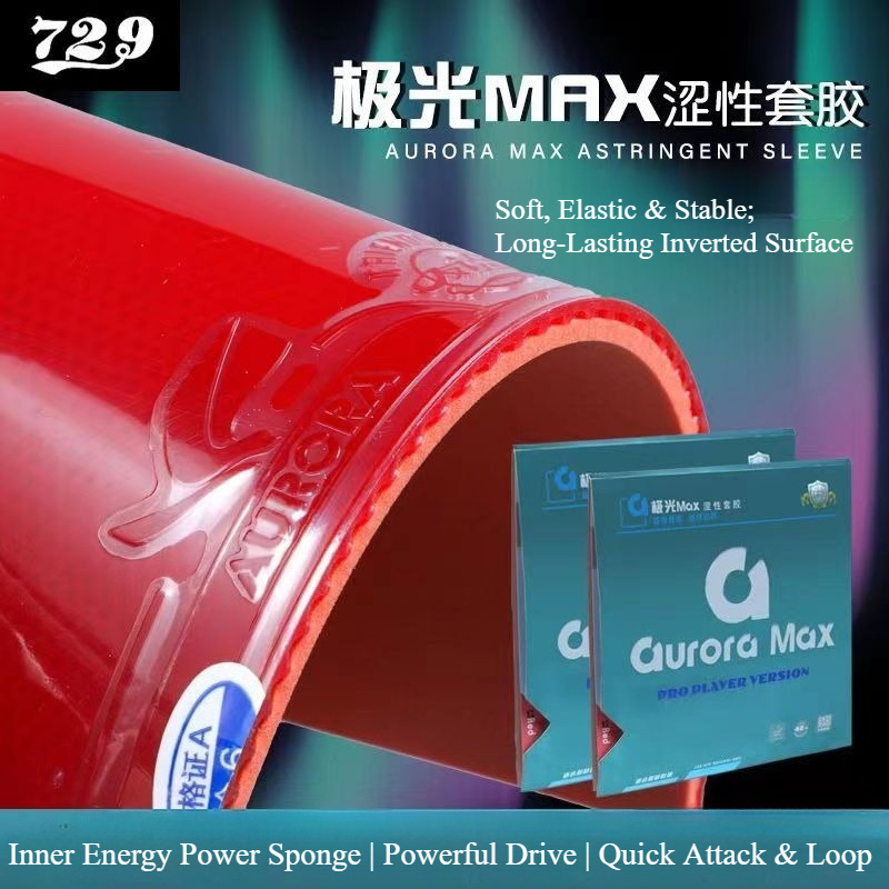 Table Tennis Rubber - Borracha de Tênis de Mesa 729