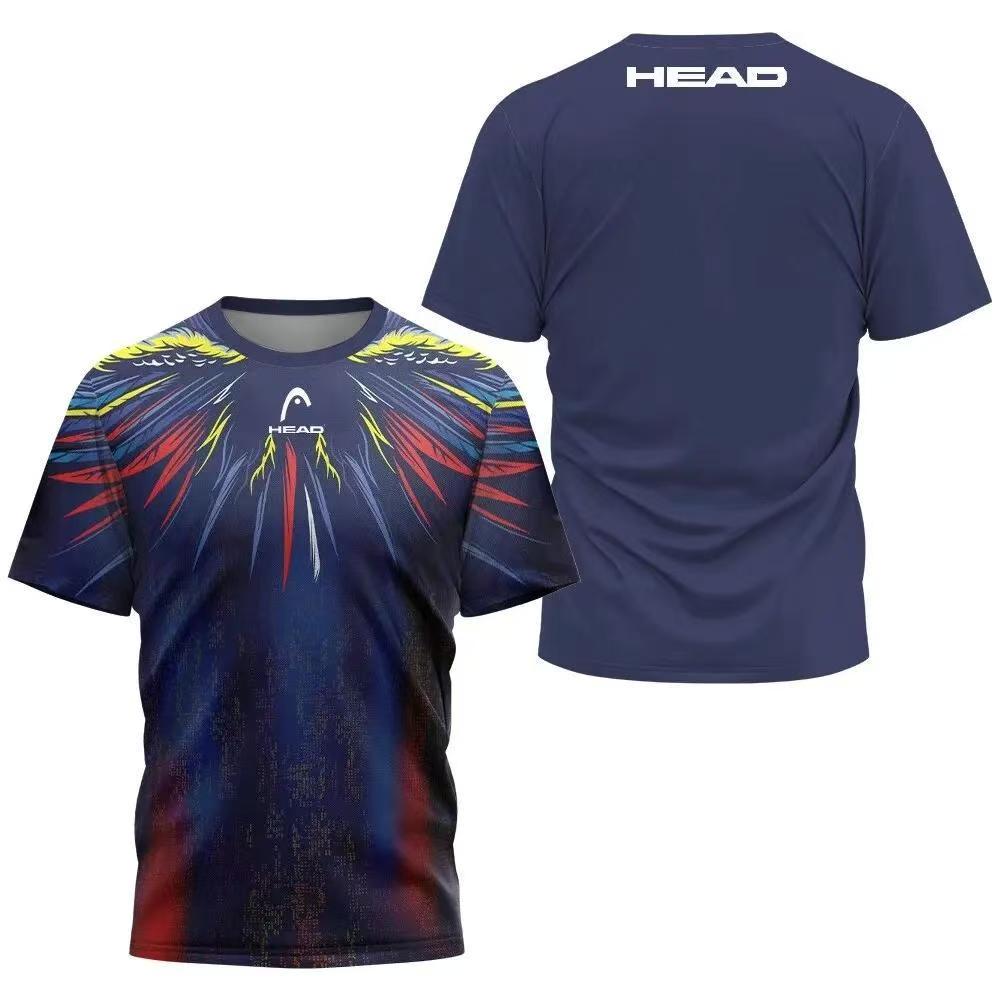 Table Tennis Head To Head - Camiseta Masculina Respirável de Verão para