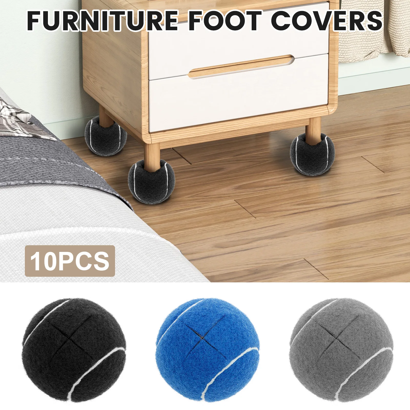 Table Tennis Db Rubbers - 10 Peças Protetores de Pés para