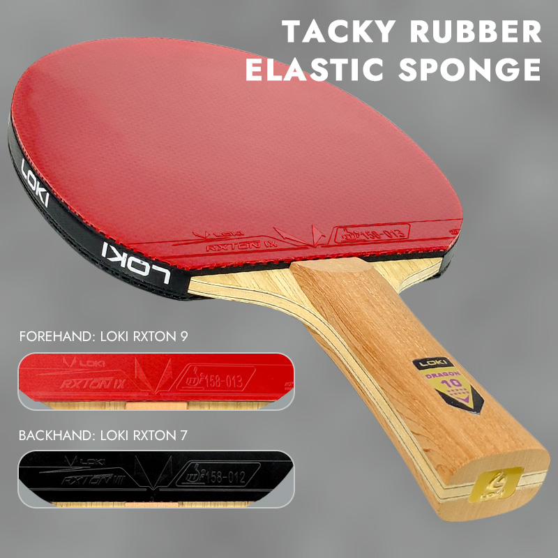 Loki dragon 10 estrelas raquet - Table Tennis Zhang Jike avaliação e preço