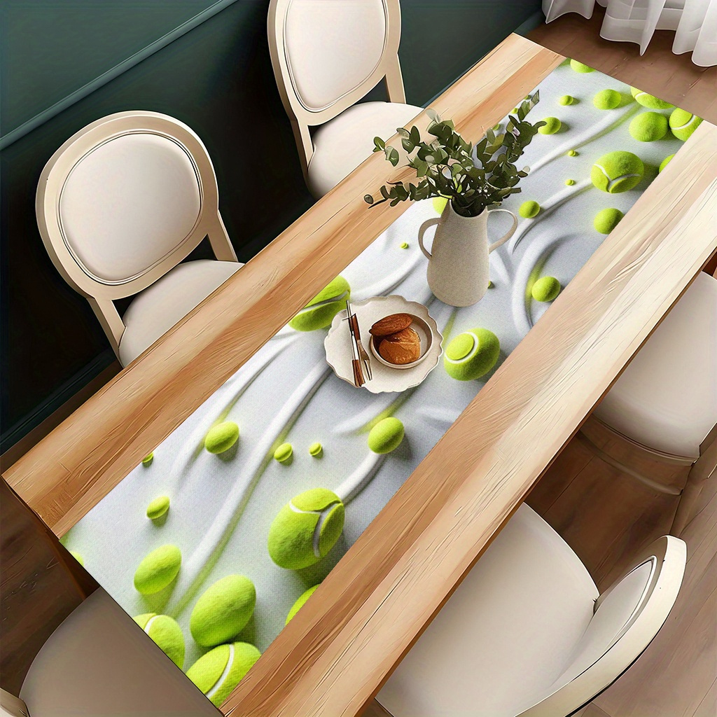1pc Caminho de Mesa Decorativo - Table Tennis News Today avaliação e preço
