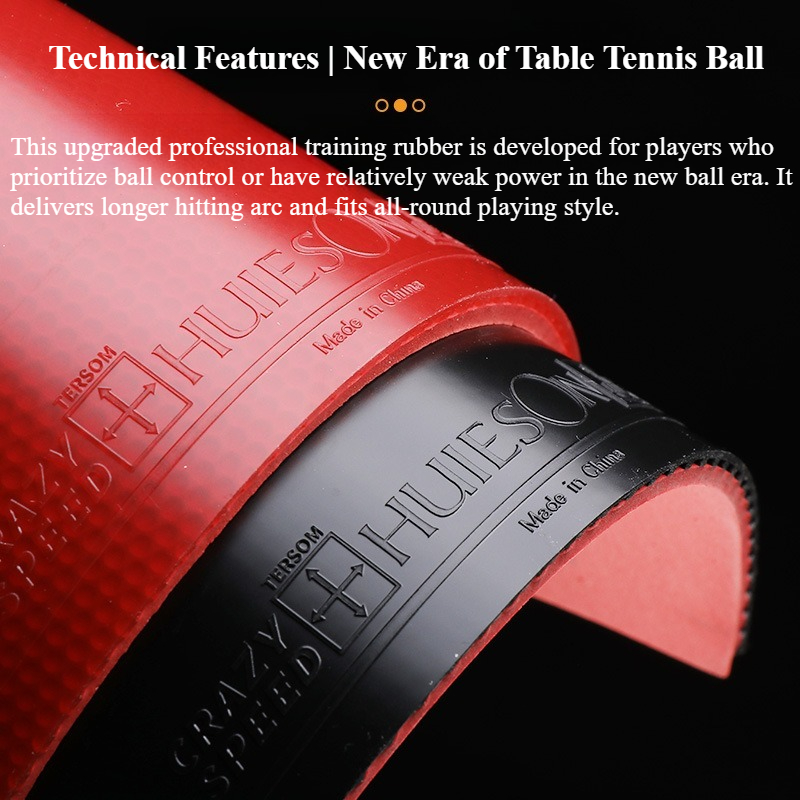 Borracha de Tênis de Mesa Huie - Table Tennis Rubber avaliação e preço