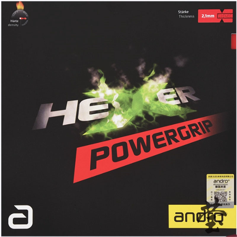 Andro HEXER GRIP borracha de t - Table Tennis Rubber avaliação e preço