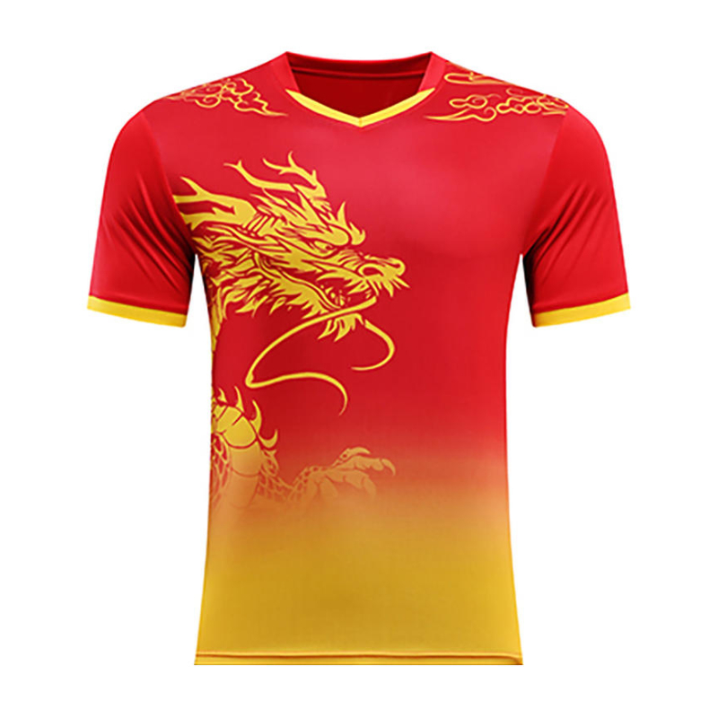 Camisa de tênis chinesa dragão - Table Tennis Zhang Jike avaliação e preço