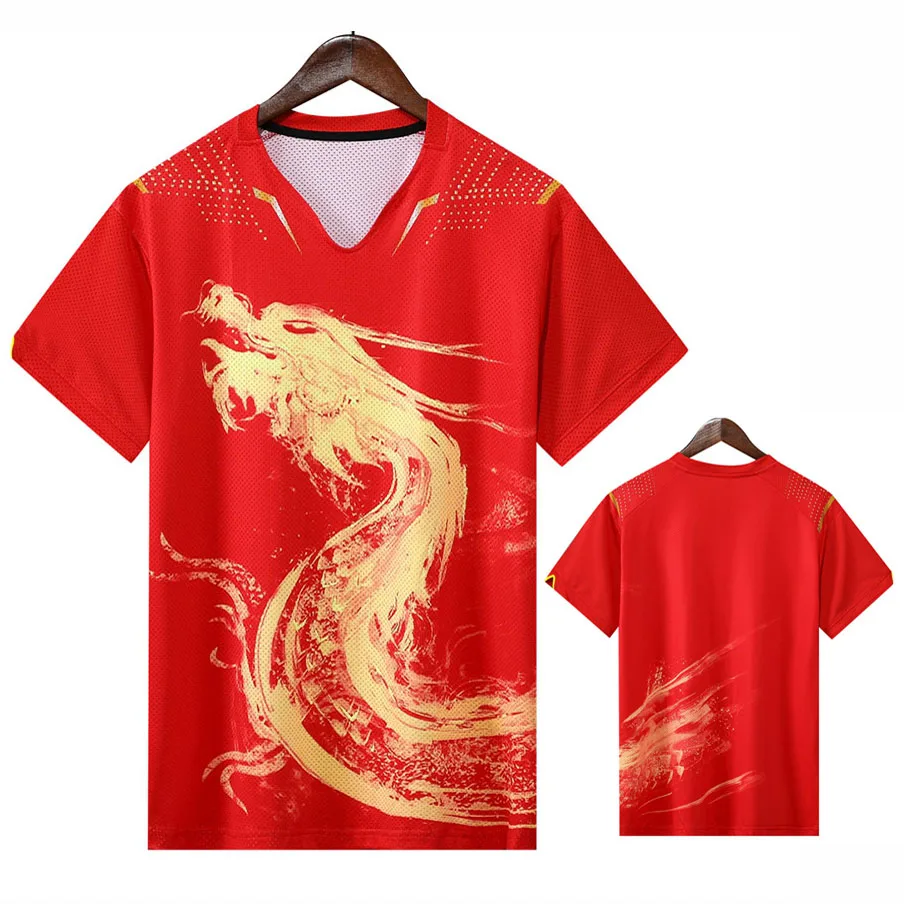 Mais recente kit de camisas de - Table Tennis Zhang Jike avaliação e preço