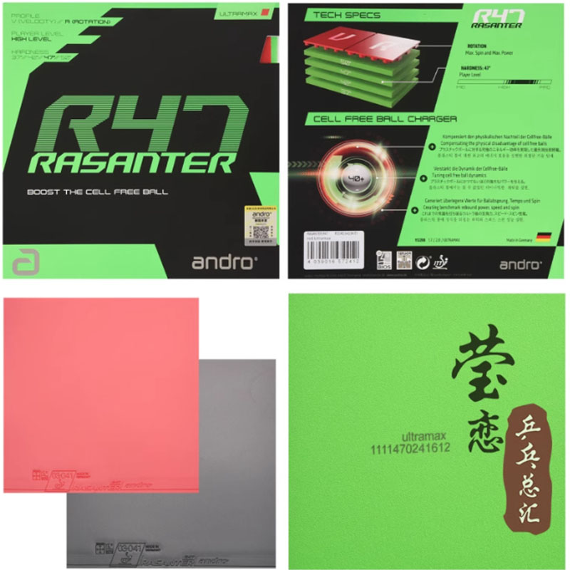 Borracha de Tênis de Mesa Andr - Table Tennis Rubber avaliação e preço
