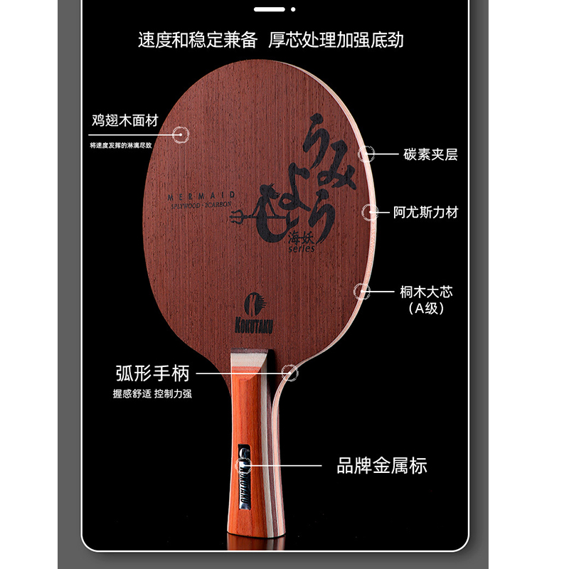 Kokutaku raquete de tênis de m - Xiom Blade Table Tennis avaliação e preço