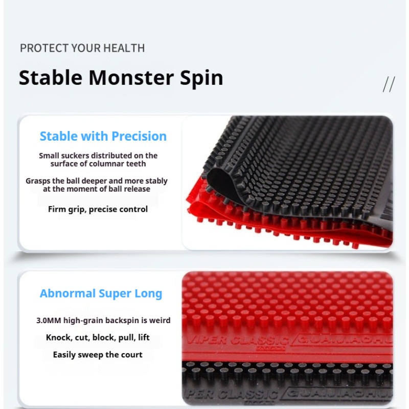 Viper clássico tênis de mesa b - Table Tennis Rubber avaliação e preço