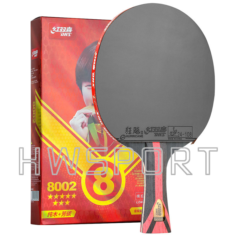 Original dhs 7 estrelas raquet - Table Tennis Xu Xin avaliação e preço
